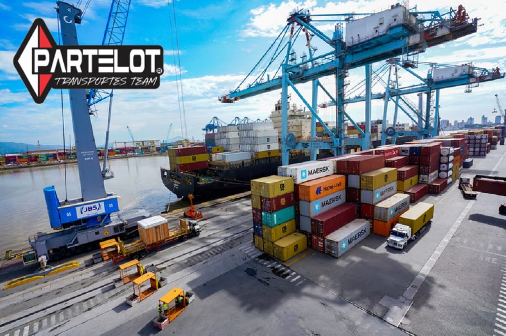 Transporte e logística para cargas portuárias Partelot